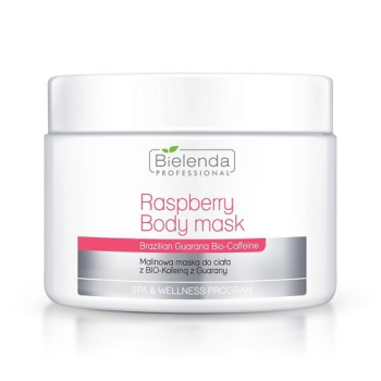 .BIELENDA MALINOWA MASKA DO CIAŁA Z BIO-KOFEINĄ Z GUARANY 600g .